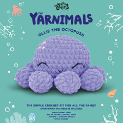 Knitty Critters - Yarnimals - Ollie The Octopus | DIY Amigurumi Crochet Kit