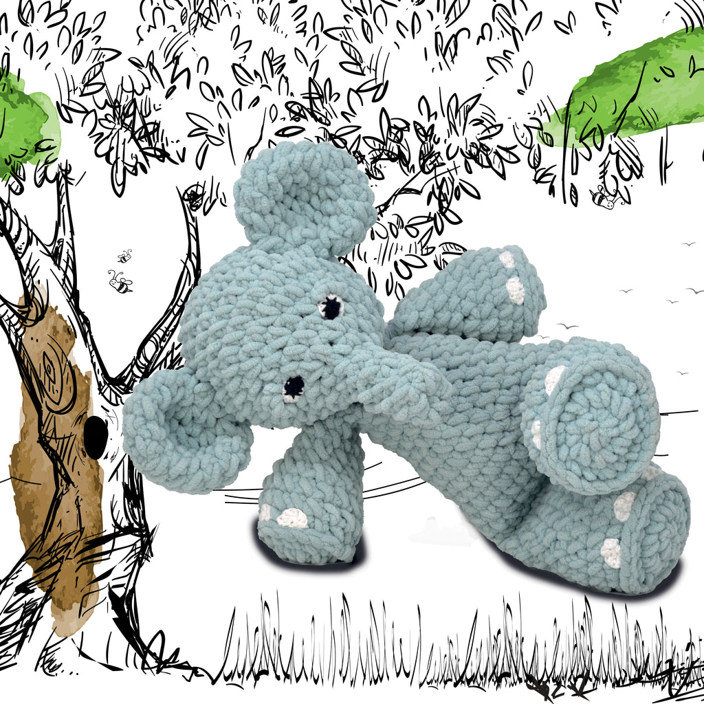 Knitty Critters - Main Collection -Ollie Elephant | DIY Amigurumi Croc ...
