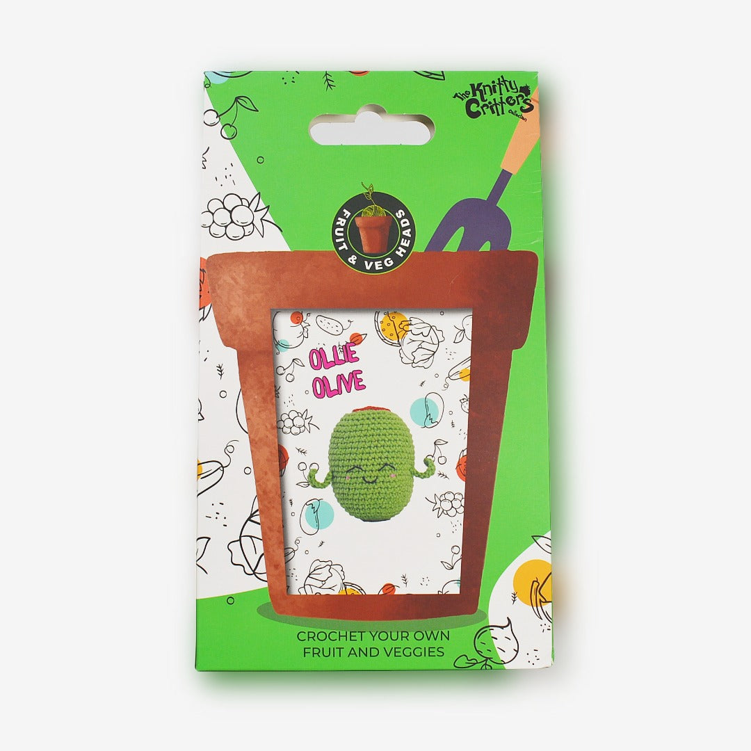 Knitty Critters Tapas Twins – Ollie Olive