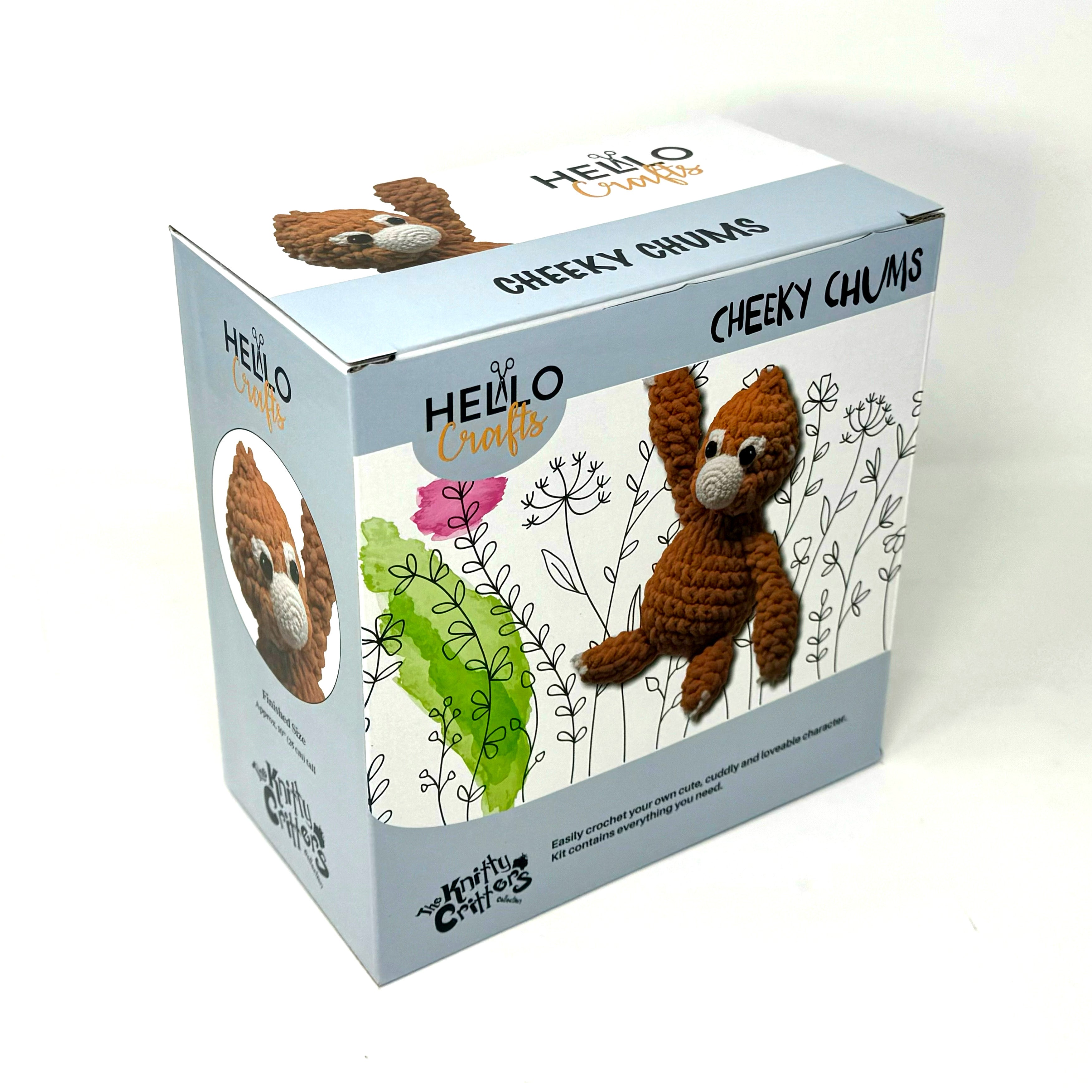 Knitty Critters - Cheeky Chums - Orangutan | DIY Amigurumi Crochet Kit