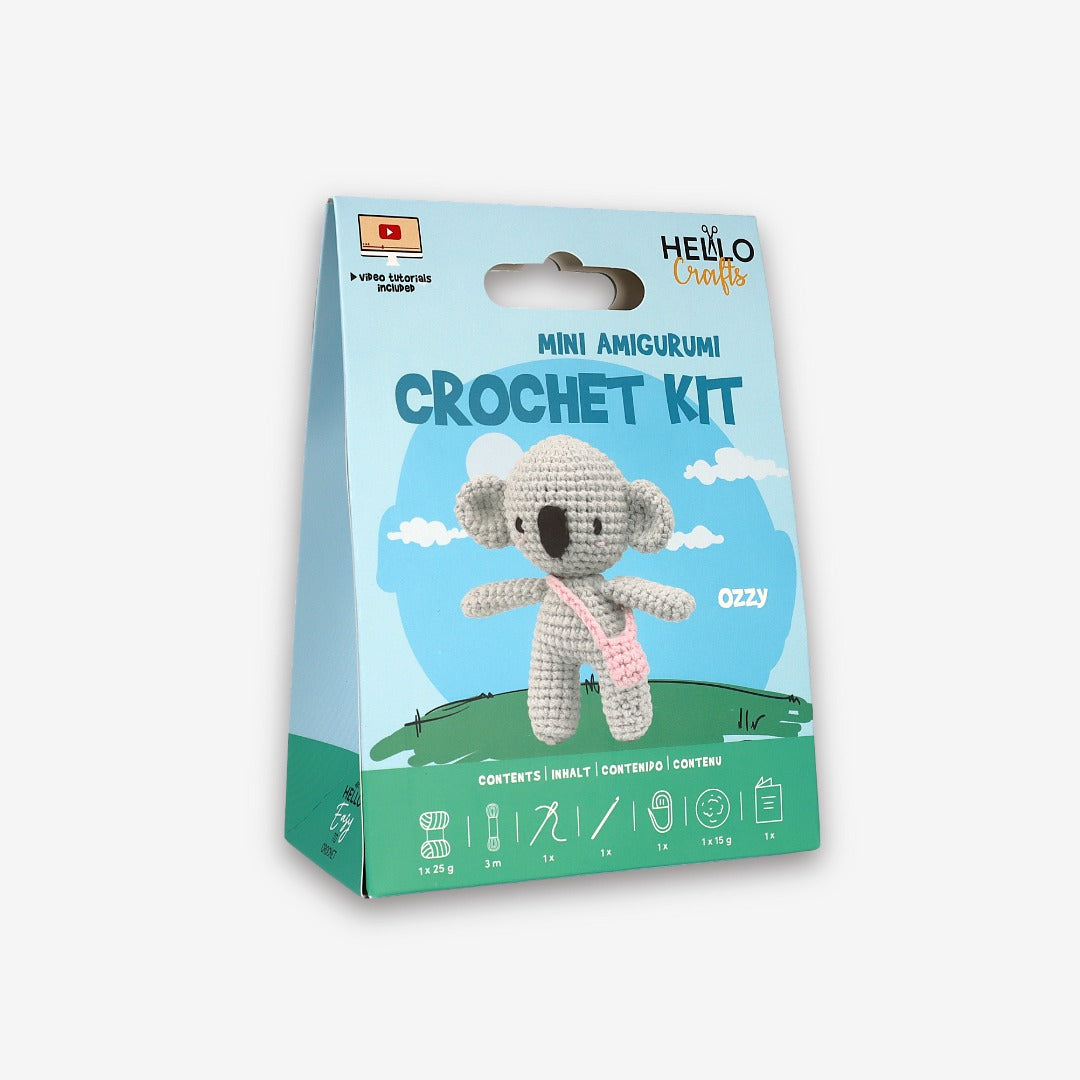 Knitty Critters - Mini Amigurumi - Ozzy | DIY Crochet Kit