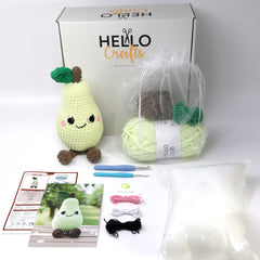 Hello Artisan Box - Percy Pear - Crochet kit gift box