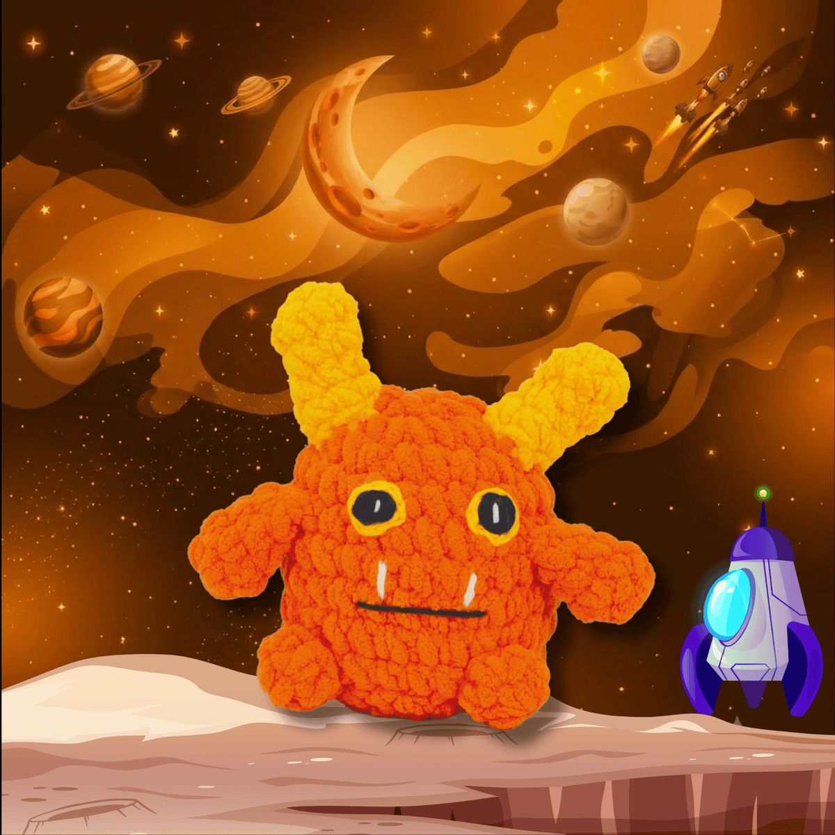 Knitty Critters - Cosmic Crew - Pixel