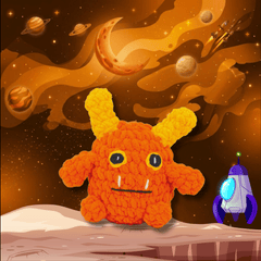 Knitty Critters - Cosmic Crew - Pixel