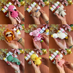 “I want the lot“ Pouch Pals bundle ALL 12 amigurumi crochet kits RRP £71.88