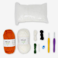 Knitty Critters - Pumpkin Spice Latte | DIY Amigurumi Crochet Kit