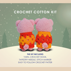 Knitty Critters - Pigs In Blanket - Daisy & Duke | DIY Amigurumi Crochet Kit