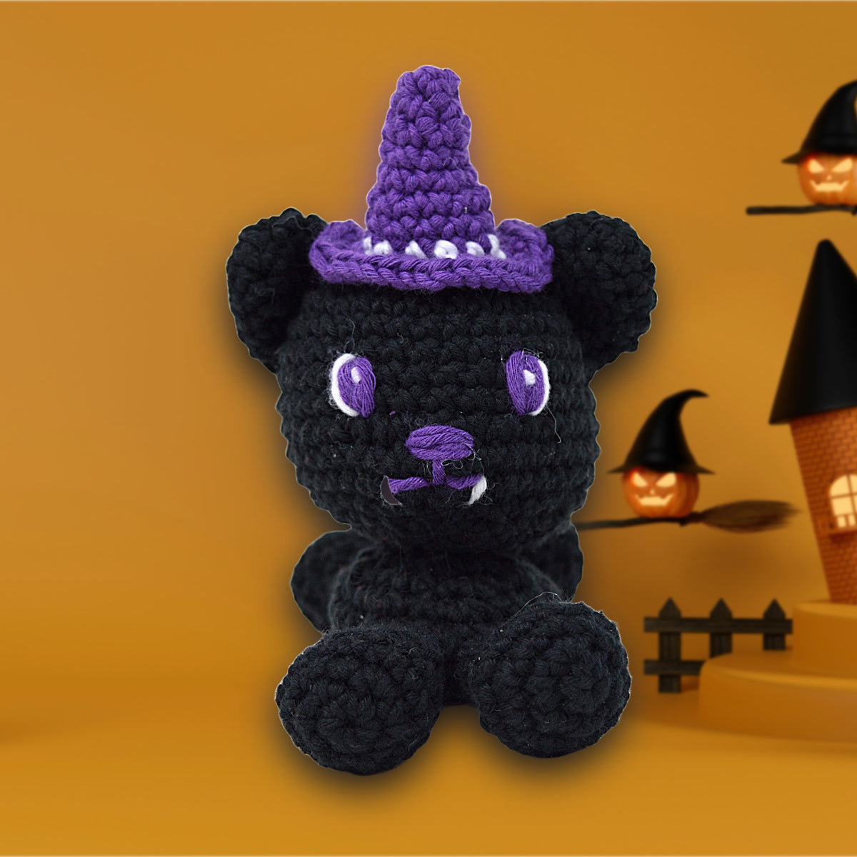 Knitty Critters - Creepy Capers - Creepy Kitten | DIY Amigurumi Crochet Kit