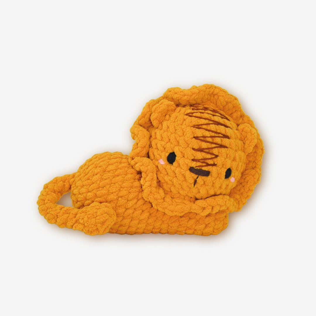 Knitty Critters - Yarnimals - Saghir The Lion | DIY Amigurumi Crochet Kit