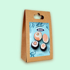 Knitty Critters - Sushi Sets - Salmon Sushi | DIY Amigurumi Crochet Kit