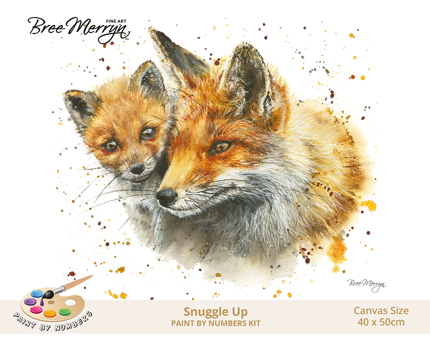 Bree Merryn Paint By Numbers 40cm x 50cm - Snuggle Up