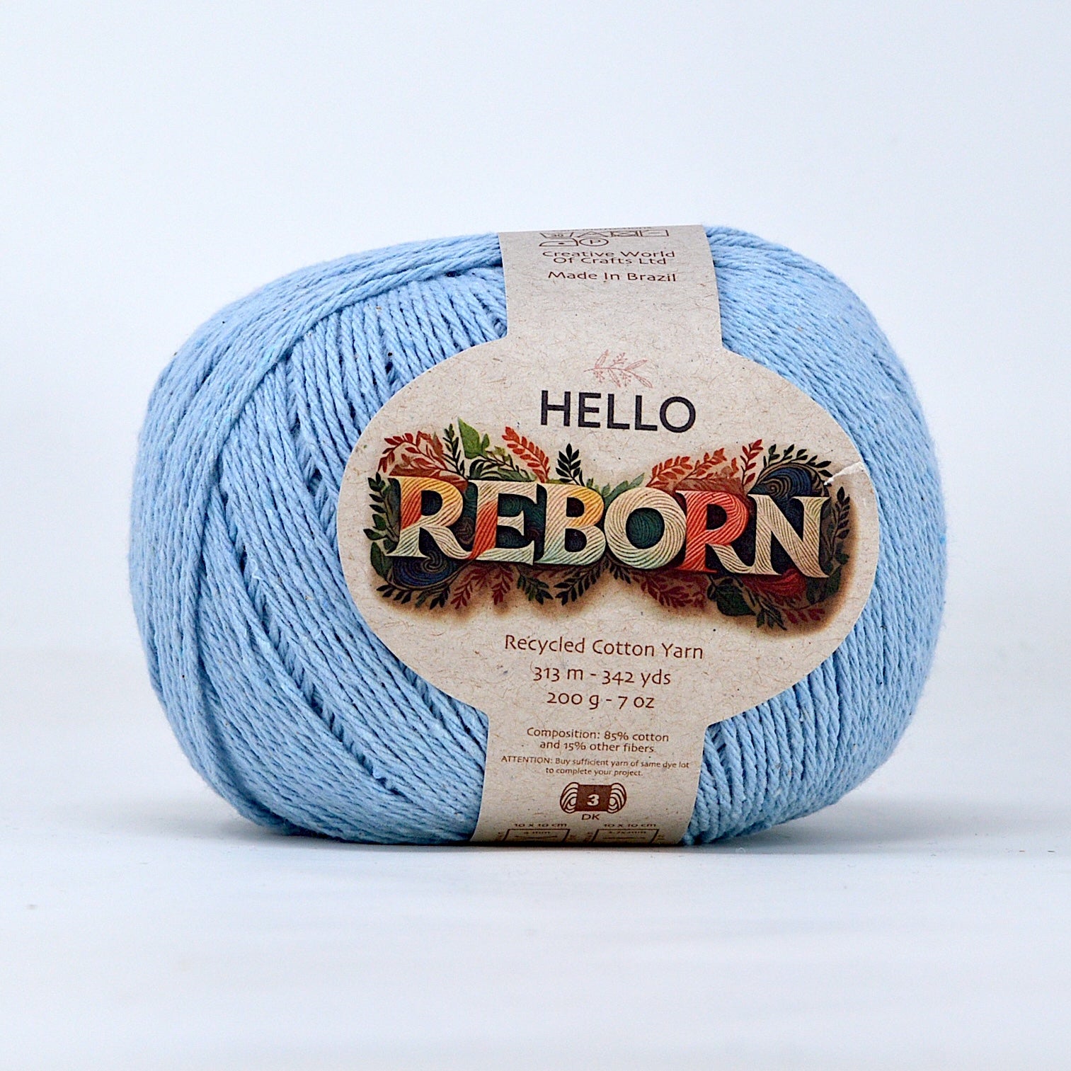 Hello Reborn: High-Quality Sustainable Fabric | 85% Recycled Cotton