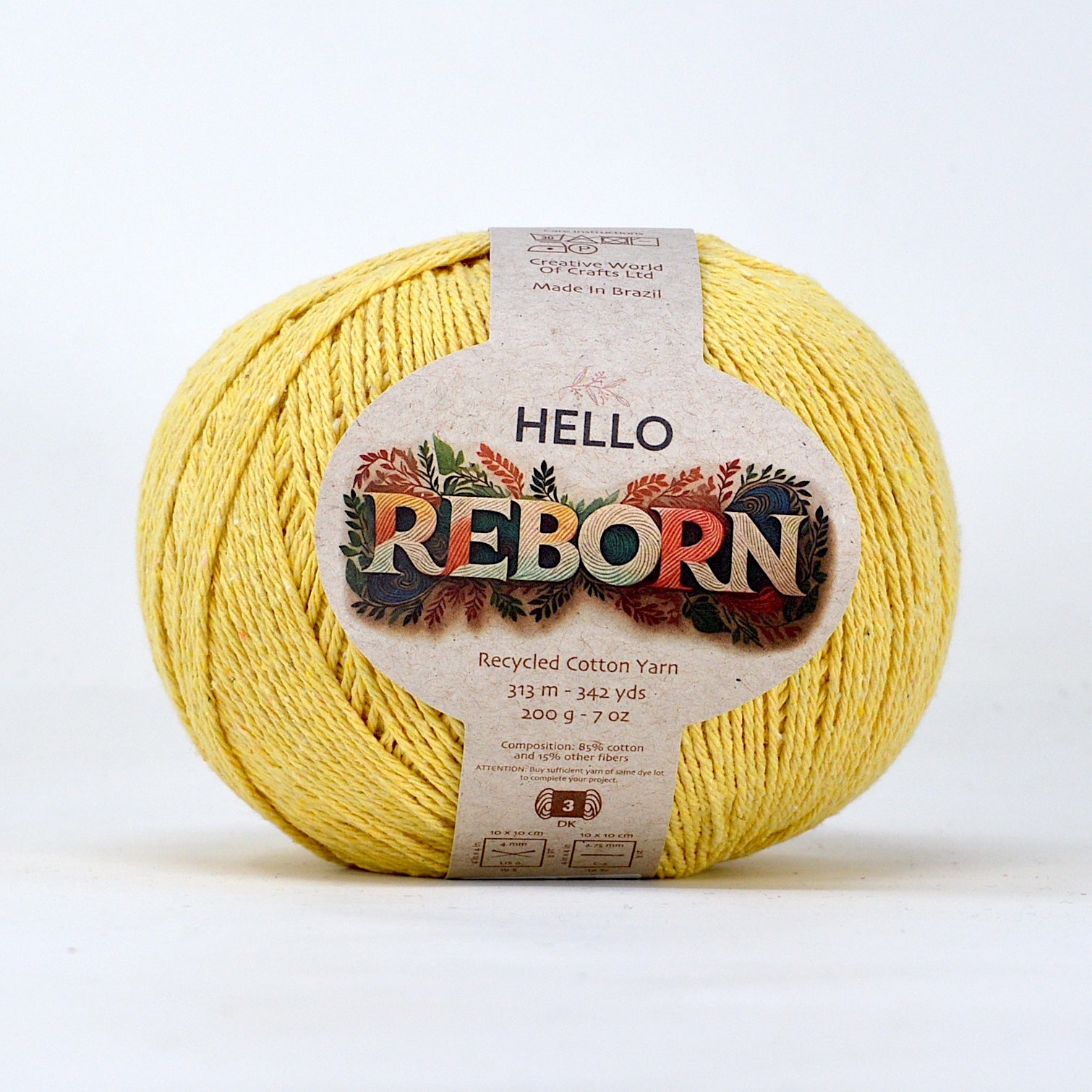 Hello Reborn: High-Quality Sustainable Fabric | 85% Recycled Cotton