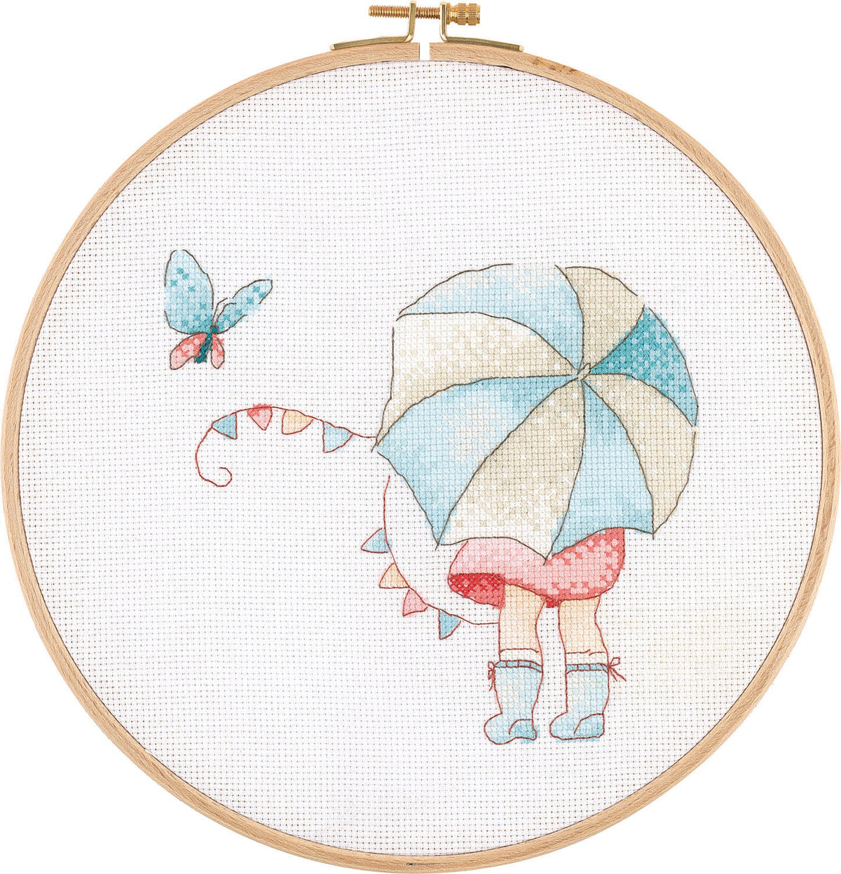 Counted Cross Stitch Hoop Kit - E2608 - Spring Days