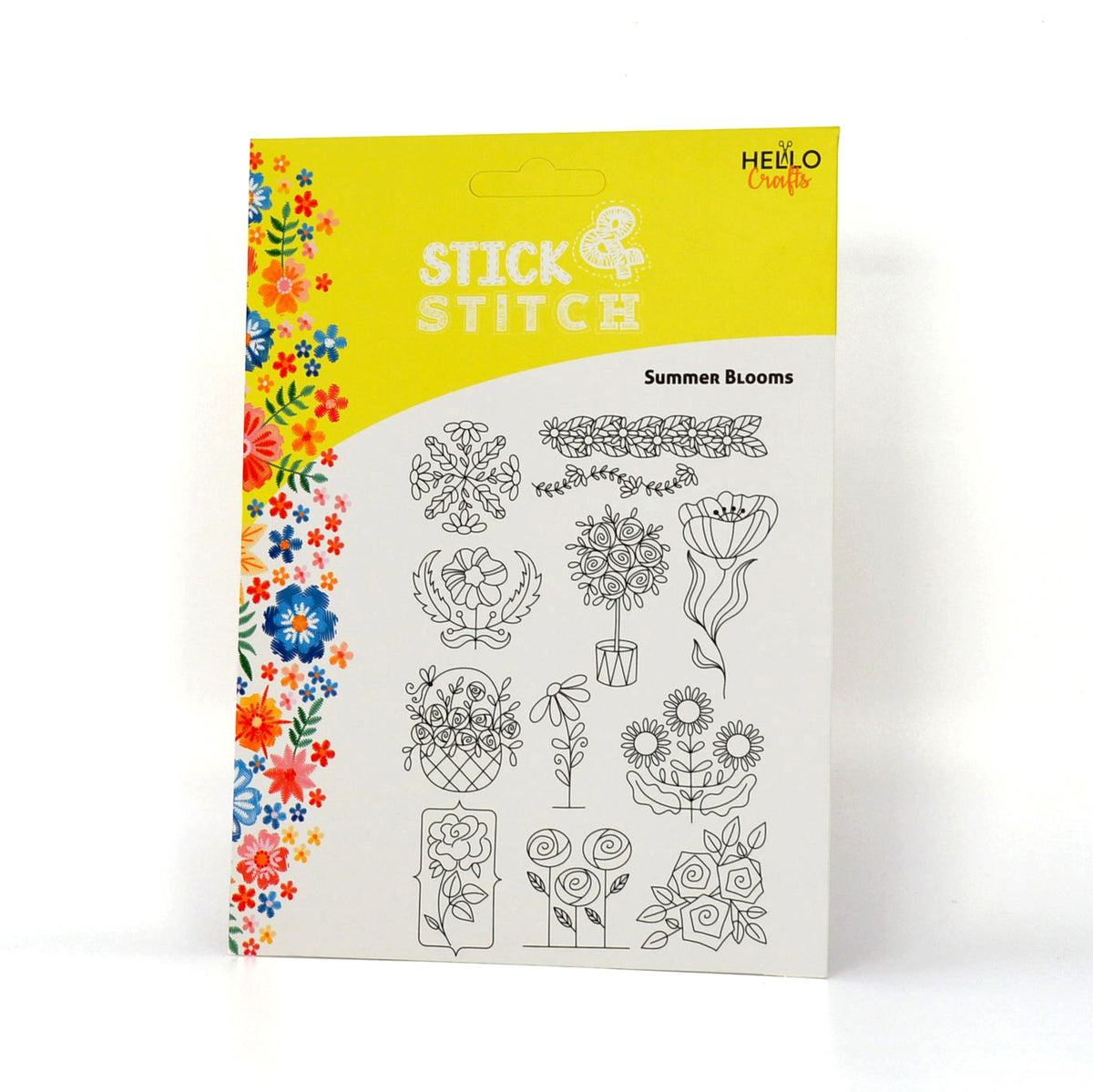 Stick & Stitch - Summer Blooms Embroidery Templates