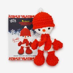 Knitty Critters - Baby Christmas - Twinkle Snowman | DIY Amigurumi Crochet Kit