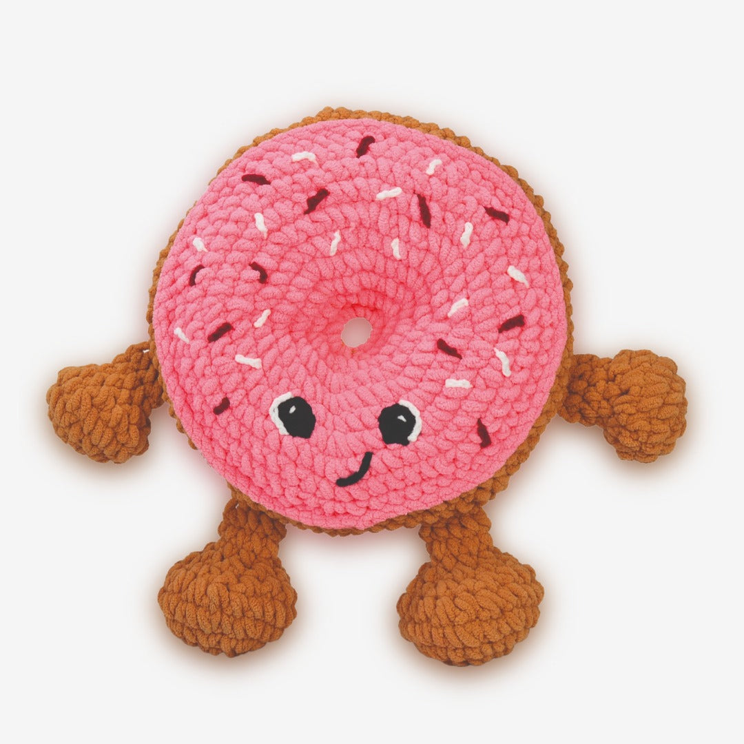 Knitty Critters - Fabulous Baker Gang - Donut | DIY Amigurumi Crochet Kit