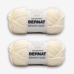 2 Ball Pack Bernat Bounce Back Chunky Yarn 225g