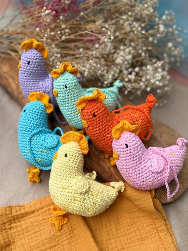 Knitty Critters - Easter - Colourful Chicks | DIY Amigurumi Crochet Kit