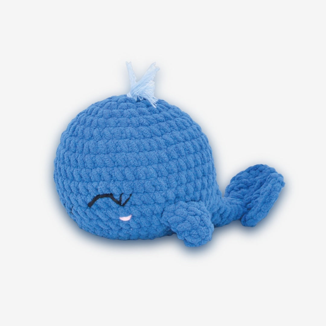 Knitty Critters - Yarnimals - Winnie The Whale | DIY Amigurumi Crochet Kit