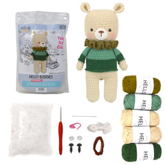 Knitty Critters - Hello Buddies - Yara The Cub | DIY Amigurumi Crochet Kit