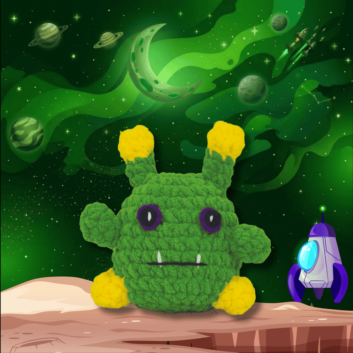 Knitty Critters - Cosmic Crew - Zippy