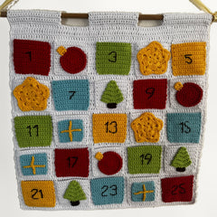 Appliqués & Numbers Advent Calendar | PDF Crochet Pattern Download