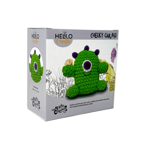 Knitty Critters - Cheeky Chums - Alien | DIY Amigurumi Crochet Kit