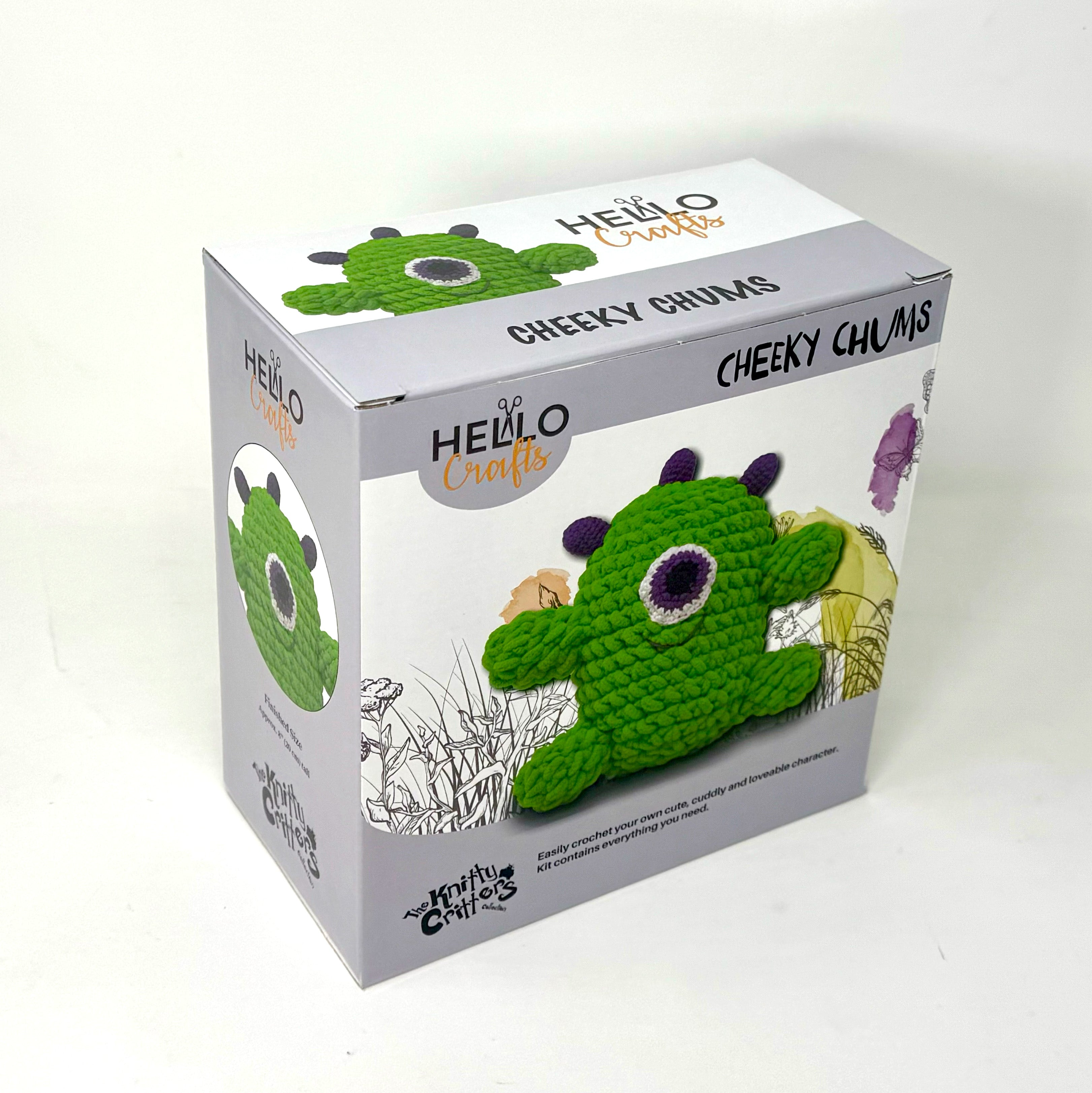 Knitty Critters - Cheeky Chums - Alien | DIY Amigurumi Crochet Kit