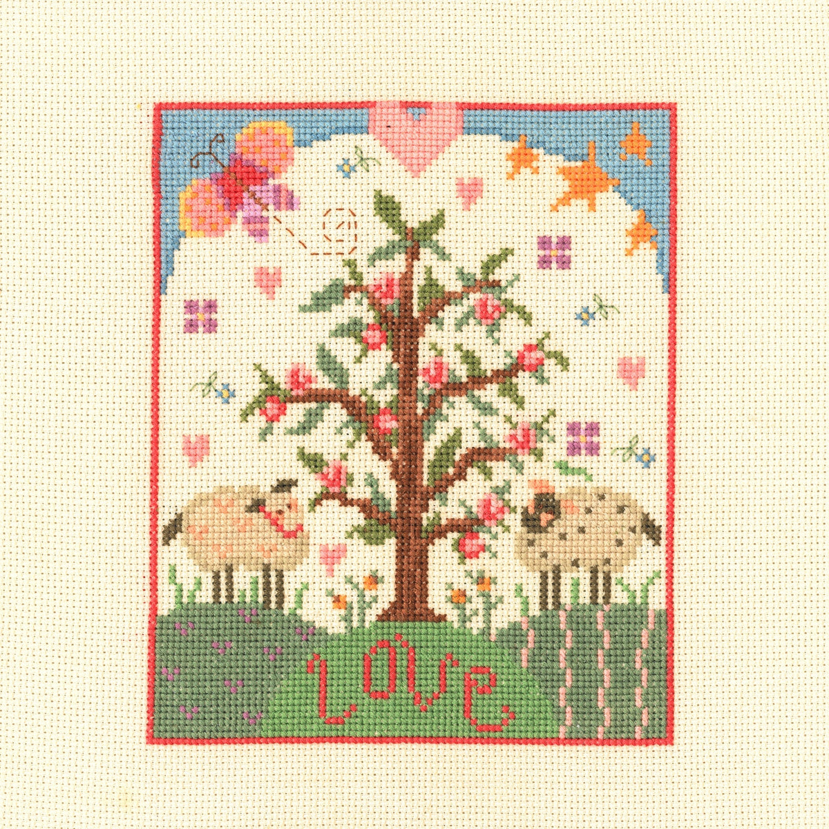 Folk Art - Counted Cross Stitch Kit - All Ewe Need Is Love