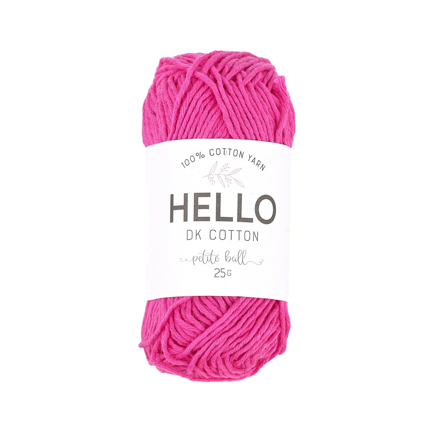 Hello Cotton Yarn - 25g Ball | 100% Cotton Multiple Colours Available