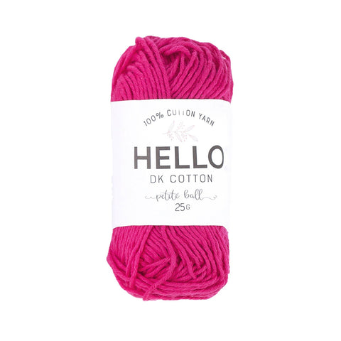 Hello Cotton Yarn - 25g Ball | 100% Cotton Multiple Colours Available