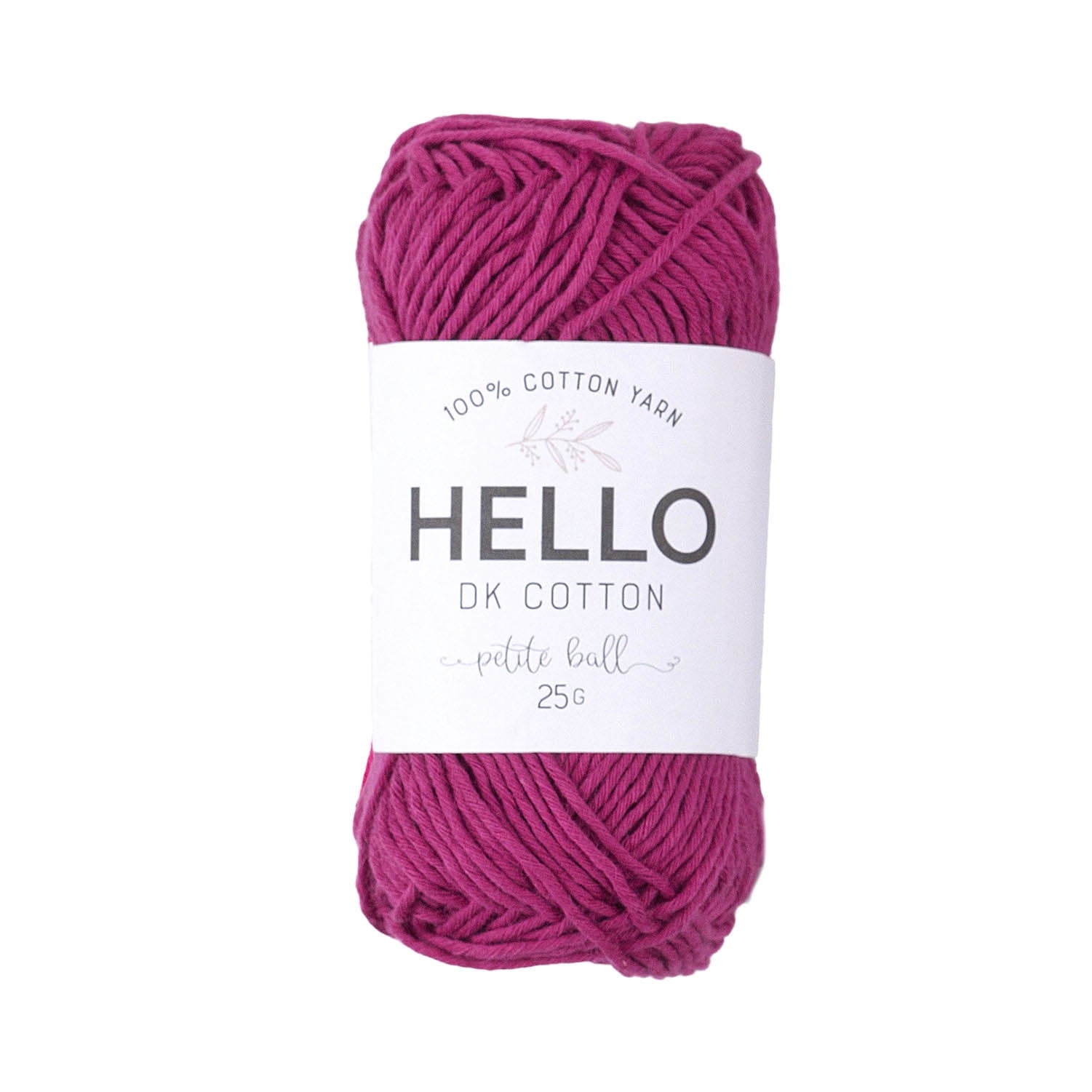 Hello Cotton Yarn - 25g Ball | 100% Cotton Multiple Colours Available