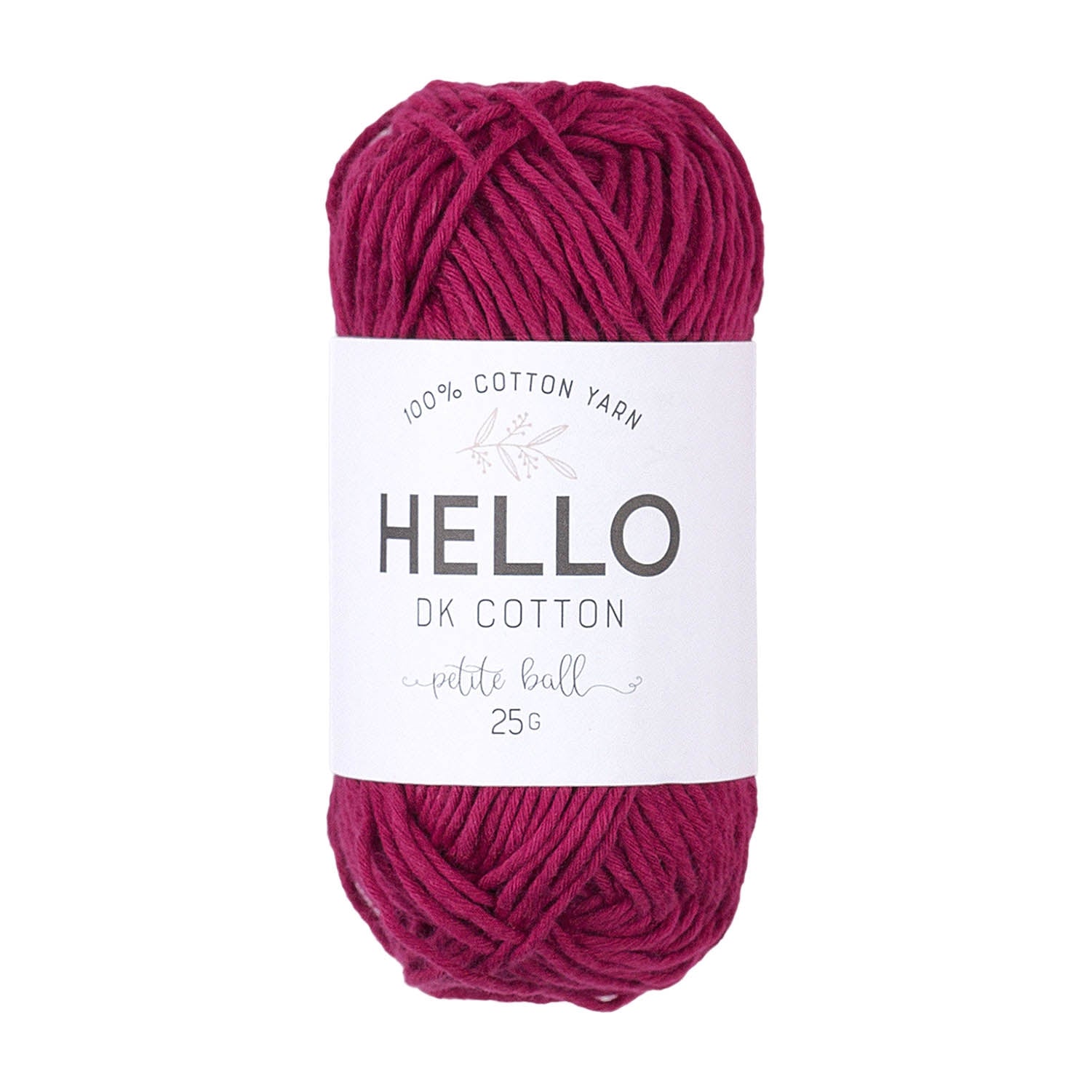 Hello Cotton Yarn - 25g Ball | 100% Cotton Multiple Colours Available