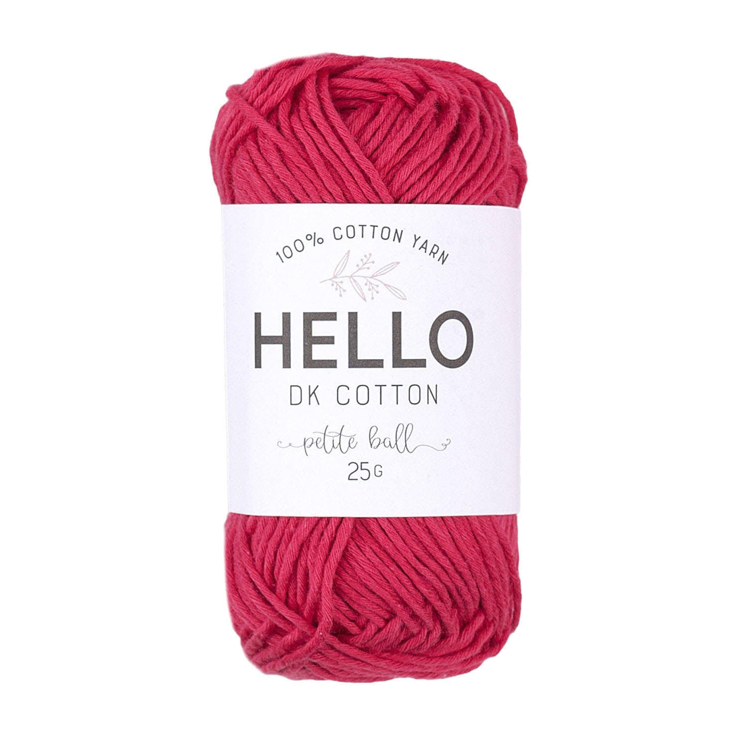 Hello Cotton Yarn - 25g Ball | 100% Cotton Multiple Colours Available