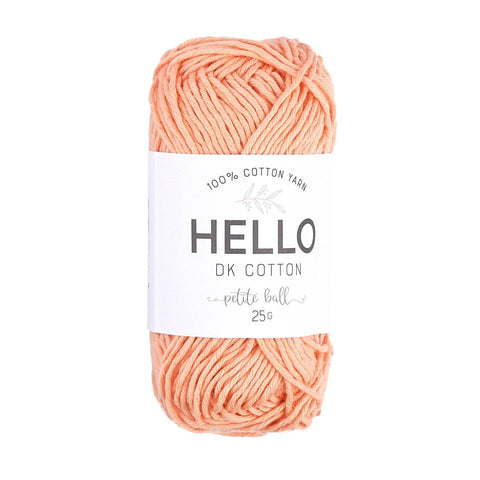 Hello Cotton Yarn - 25g Ball | 100% Cotton Multiple Colours Available