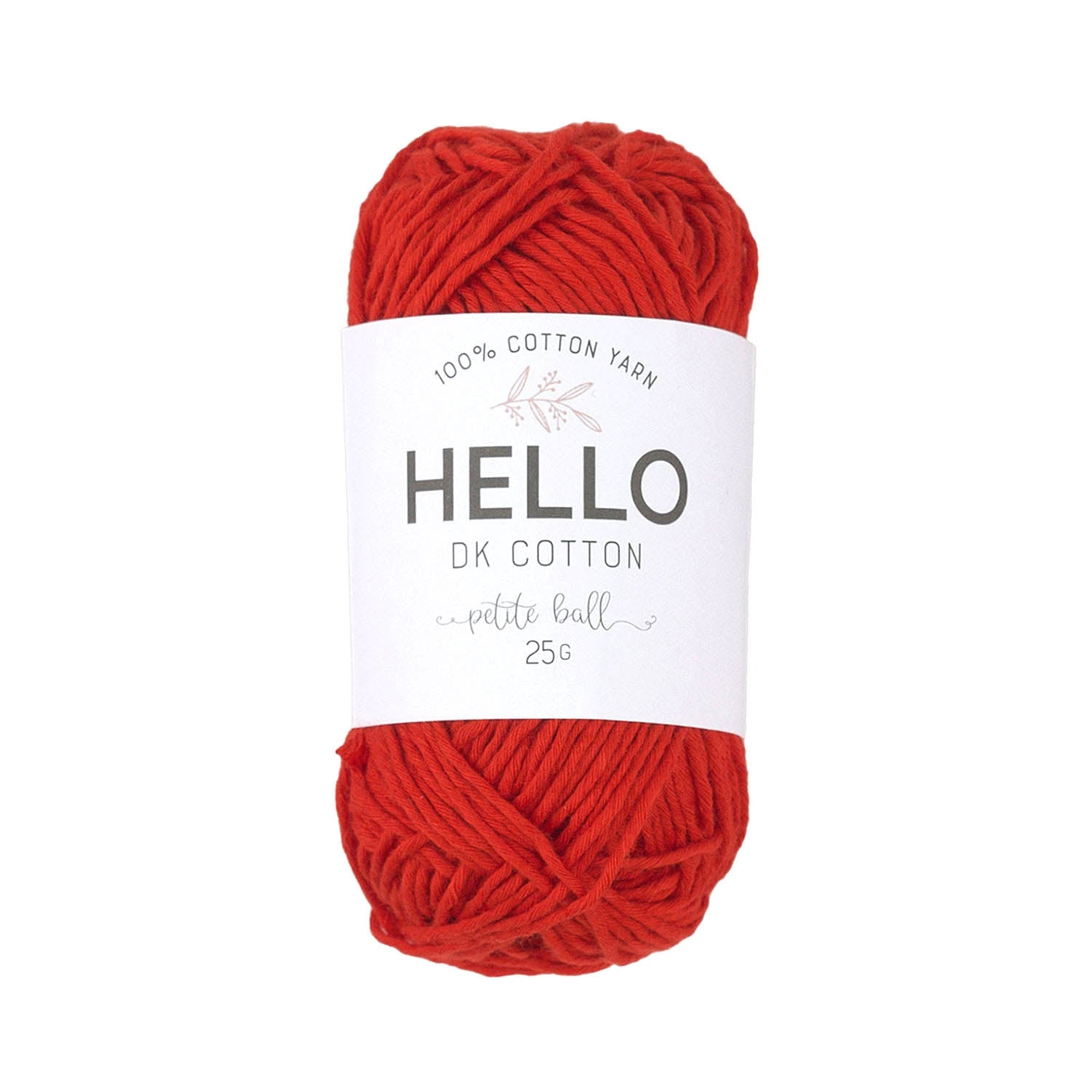 Hello Cotton Yarn - 25g Ball | 100% Cotton Multiple Colours Available