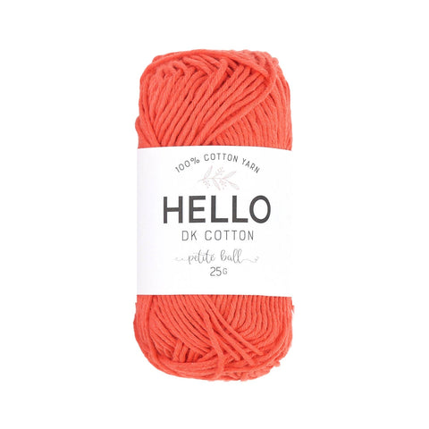 Hello Cotton Yarn - 25g Ball | 100% Cotton Multiple Colours Available