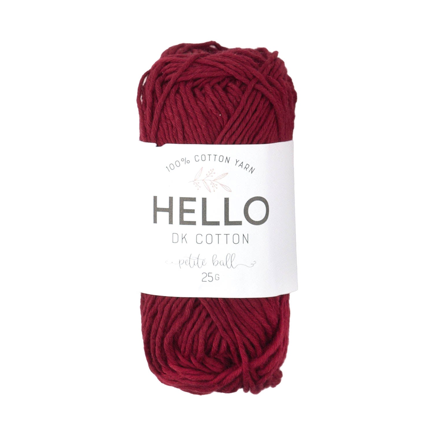 Hello Cotton Yarn - 25g Ball | 100% Cotton Multiple Colours Available