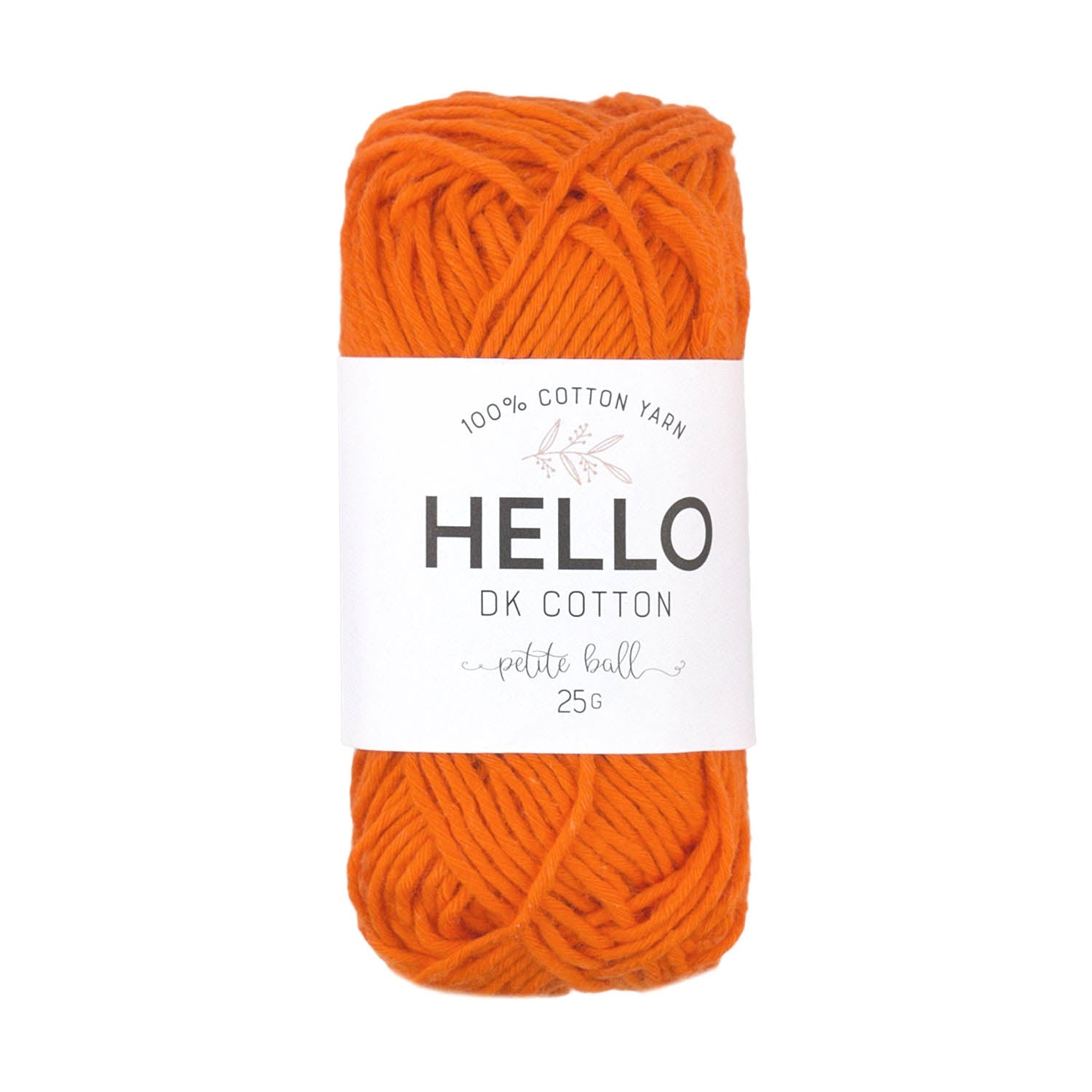 Hello Cotton Yarn - 25g Ball | 100% Cotton Multiple Colours Available