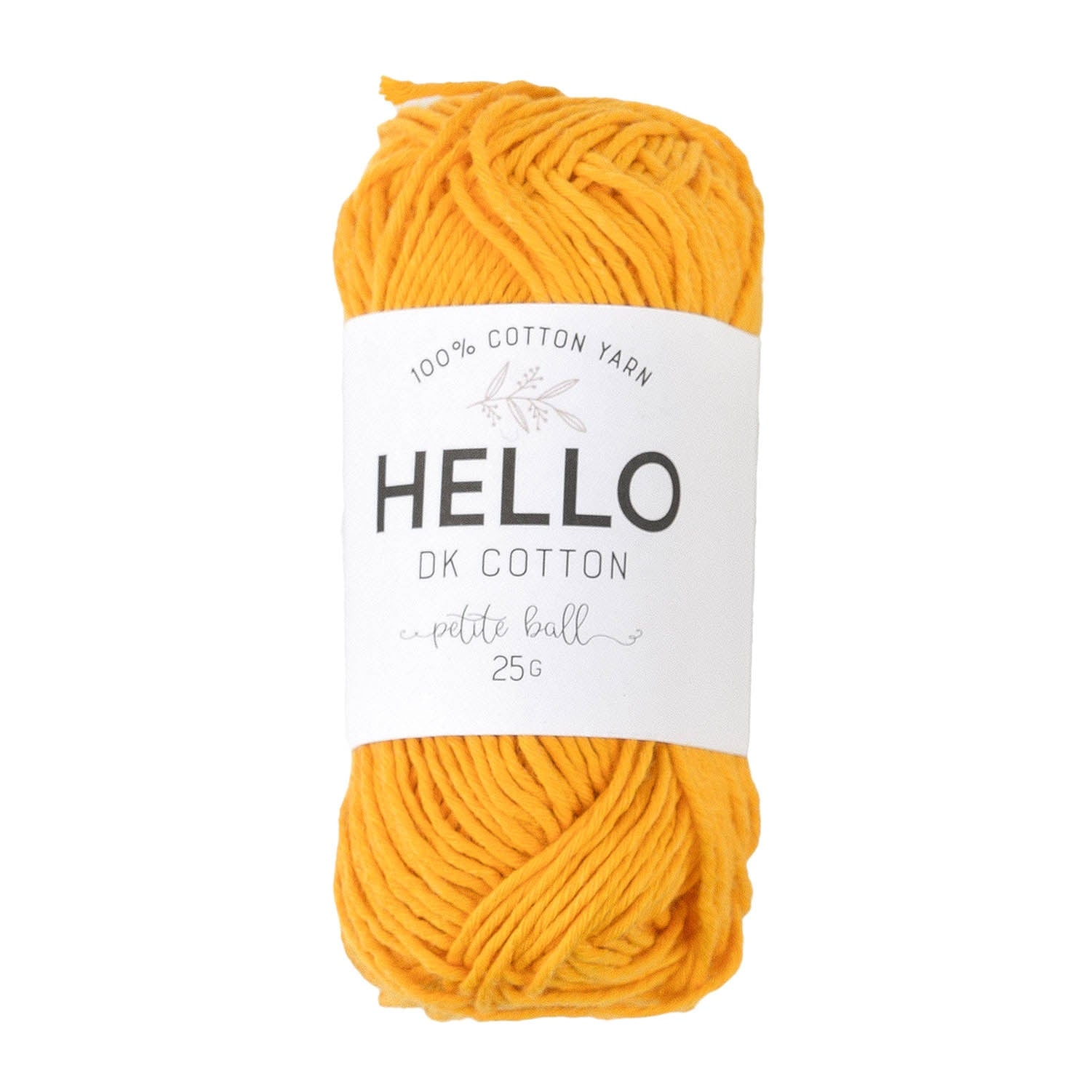 Hello Cotton Yarn - 25g Ball | 100% Cotton Multiple Colours Available