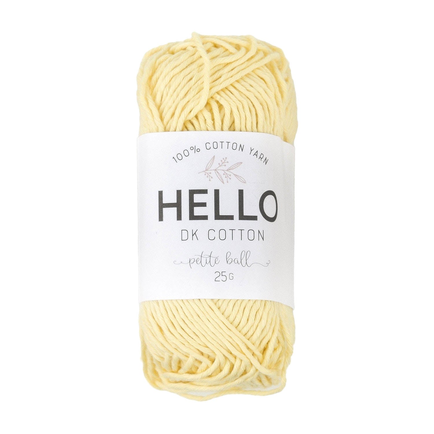 Hello Cotton Yarn - 25g Ball | 100% Cotton Multiple Colours Available