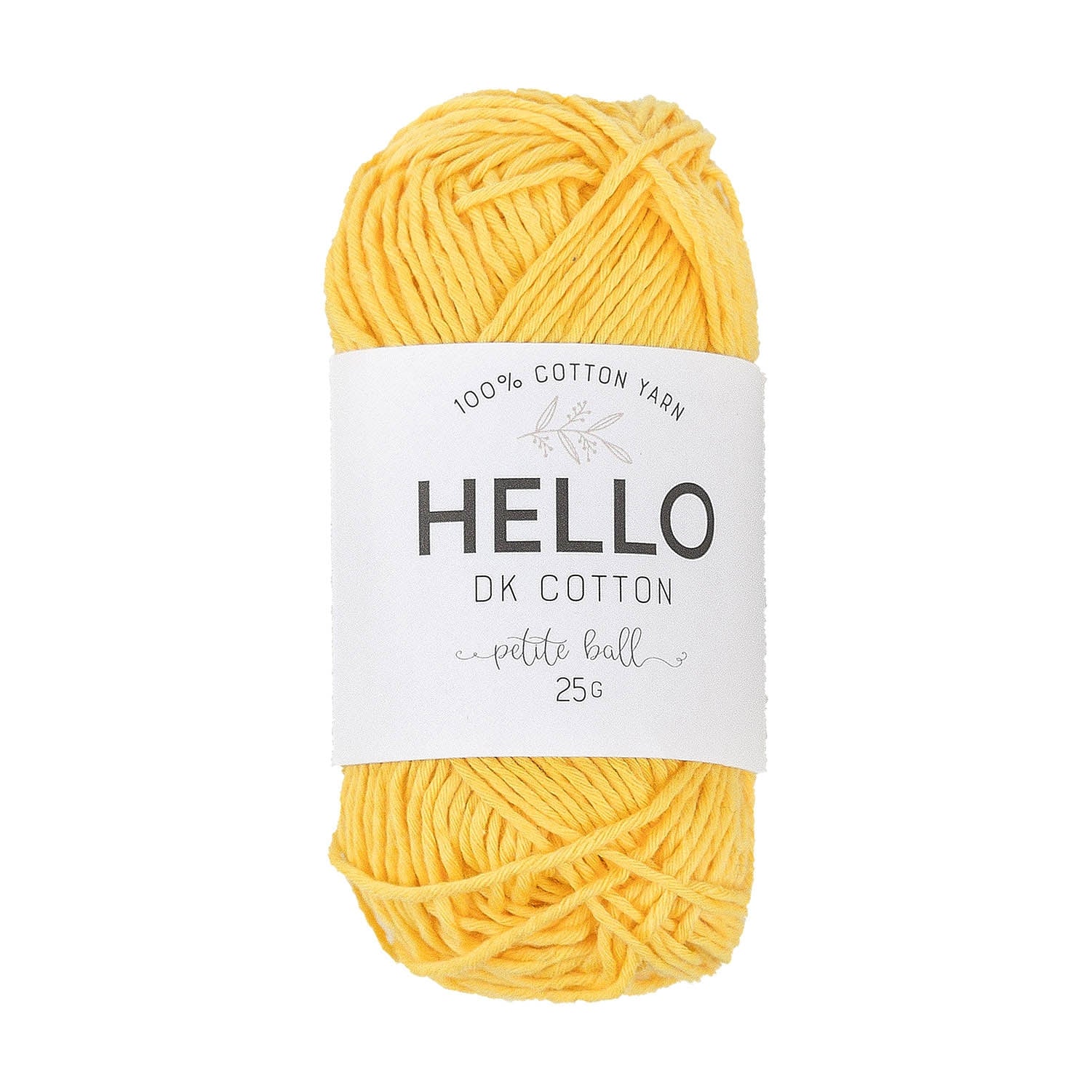 Hello Cotton Yarn - 25g Ball | 100% Cotton Multiple Colours Available