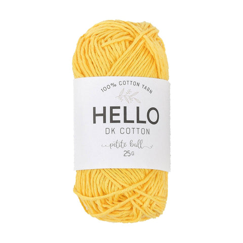 Hello Cotton Yarn - 25g Ball | 100% Cotton Multiple Colours Available