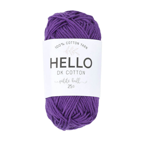 Hello Cotton Yarn - 25g Ball | 100% Cotton Multiple Colours Available