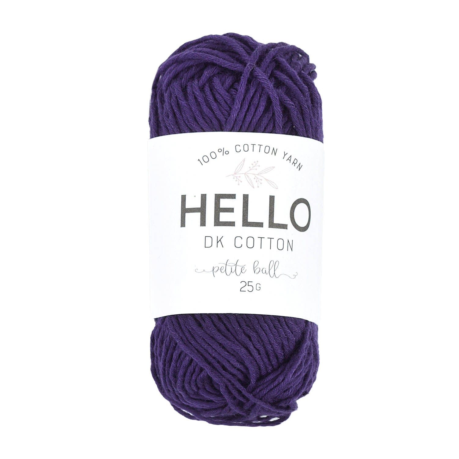 Hello Cotton Yarn - 25g Ball | 100% Cotton Multiple Colours Available