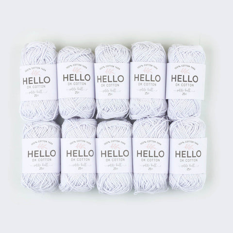 Hello Cotton Yarn - 25g Ball | 100% Cotton Multiple Colours Available