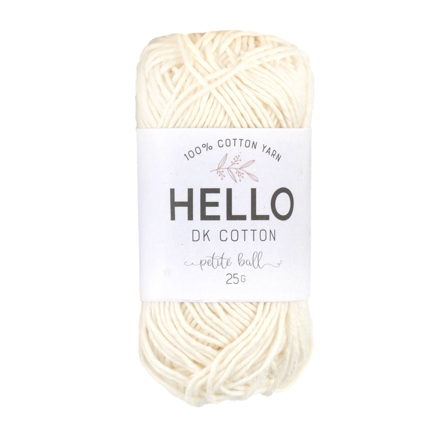 Hello Cotton Yarn - 25g Ball | 100% Cotton Multiple Colours Available