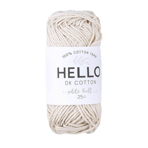 Hello Cotton Yarn - 25g Ball | 100% Cotton Multiple Colours Available