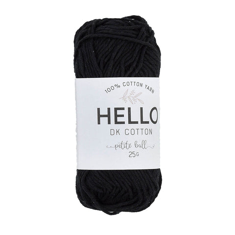 Hello Cotton Yarn - 25g Ball | 100% Cotton Multiple Colours Available